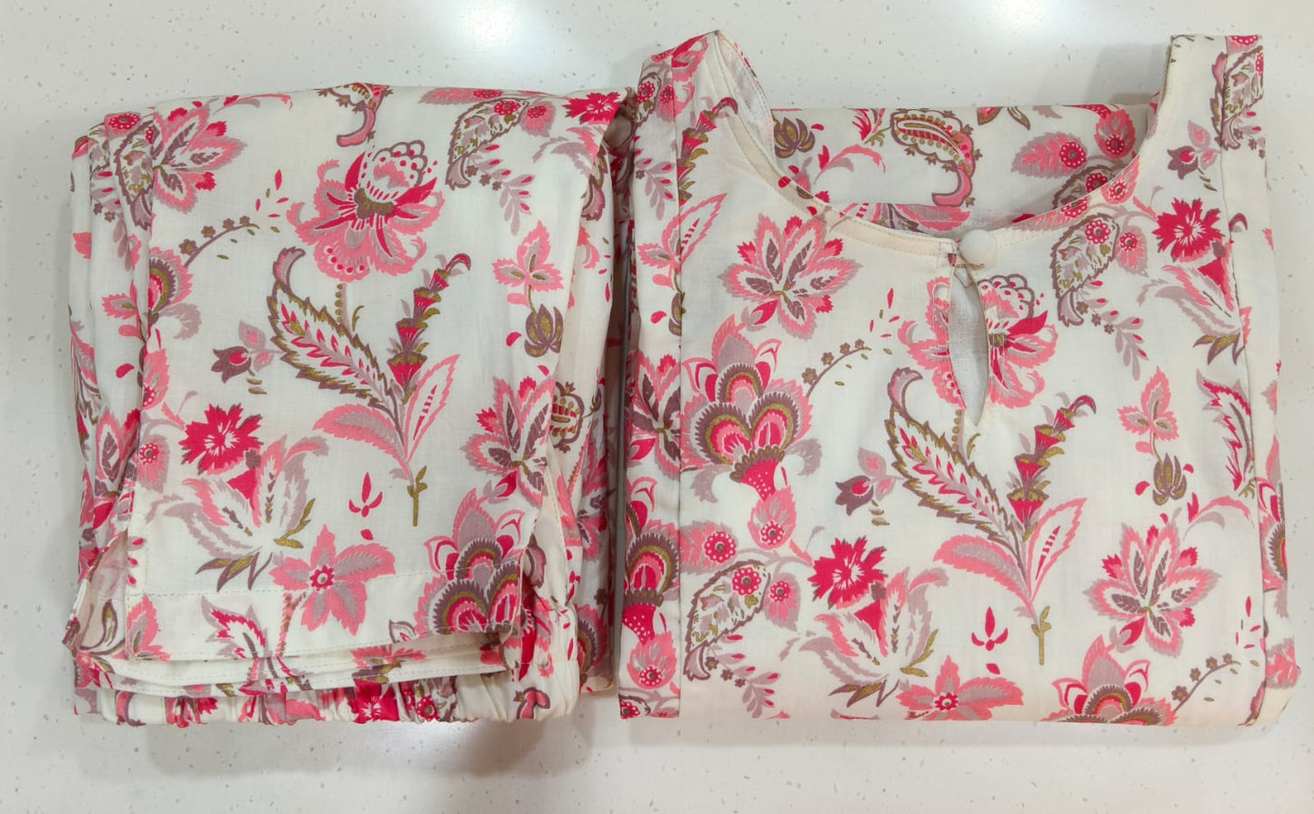 Pink Floral Co Ord Set