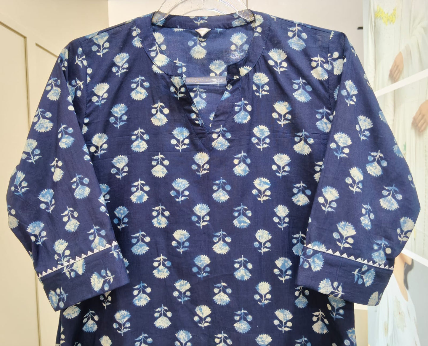 DARK BLUR FLORAL CO ORD SET