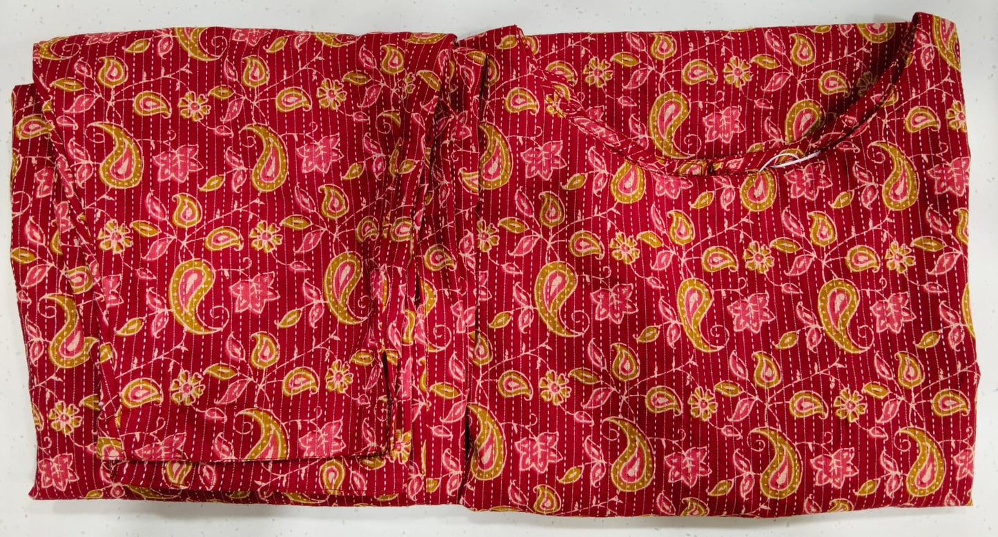RED YELLOW FLORAL CO ORD SET