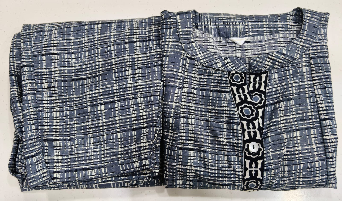 GREY PANEL CUT CO ORD SET