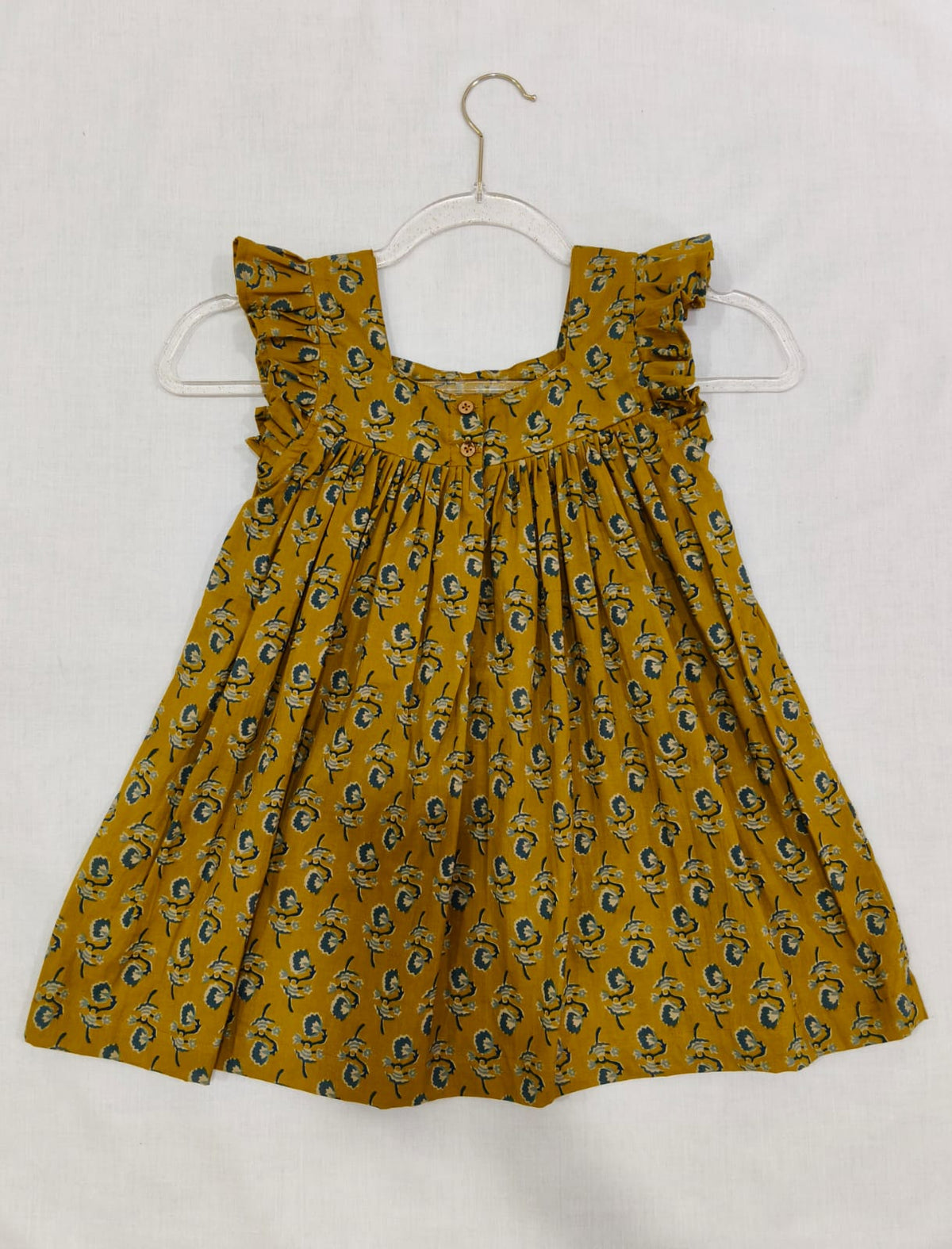 Khaki Floral Dress